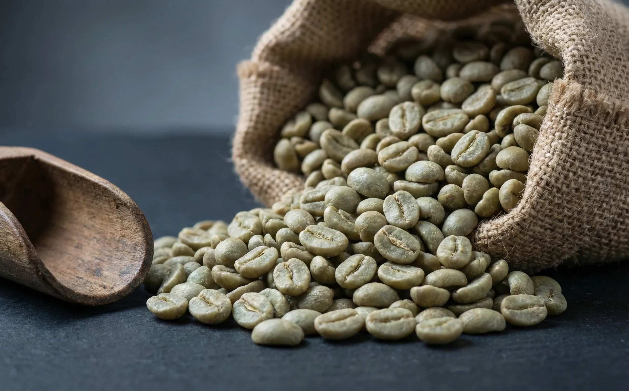 Robusta green coffee beans